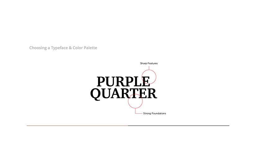 Brand Identity for Purple Quarters screenshot 4